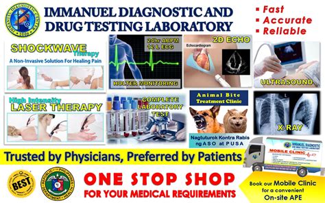 The Immanuel Diagnostic and Drug Testing Laboratory.